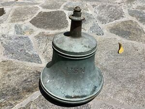 Old Usn United States Navy Ship Bell