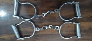 Handcuffs With Key Antique Style Old Vintage Handcuffs Lots Of 2 Piece