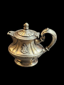 Stevens Hotel Chicago 6x6 Individual Serve Tea Pot By Wallace Silver Co 
