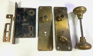 Vintage Corbin Door Handle Lock Set