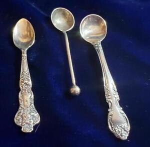 3 Sterling Salt Spoons 1 Is Gorham