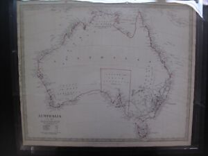 Antique Map Australia In 1839 New South Wales New Holland Van Diemen Land 1840