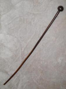 Antique Wenge South African Khoisan Tribal Knobkerrie Walking Stick Cane 84 5cm