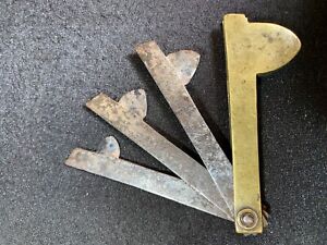 Brass And Steel 19th Century Fleam Surgeons Blood Letting Tool Set