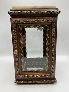 Horchow Creazioni Artistiche Italian Wood Display Case Rococo Style Cabinet Ro
