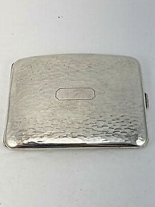 Elgin American Made In The U S A Sterling Silver 925 4 X 3 Cigarette Case