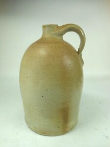 Antique 2 Gallon Crock Salt Glaze Stoneware Beehive Jug 13 3 4 Primitive