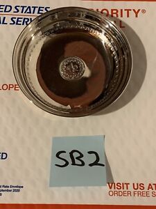 900 Silver Small Saucer Bowl Dish Tray 46 Grams See Description Used Sb2