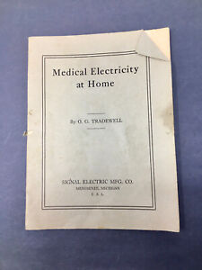 1920s Medical Electricity At Home To Cure Diseases Ailments Quackery Booklet 