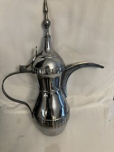 Vintage Arabic Coffee Tea Pot Dallah Middle Eastern