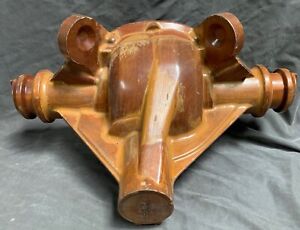Vtg Industrial Man Cave Rat Rod Auto Differential Wood Foundry Pattern A90 