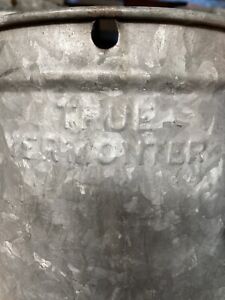 Vintage True Vermonter Maple Sap Bucket Made In Burlington Vt Authentic Rare