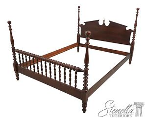 63784ec Queen Size Cherry Jenny Lind Style Bed