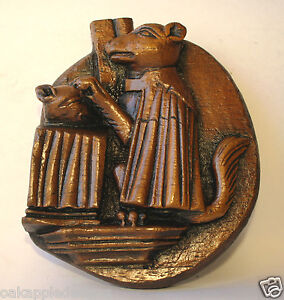 Fox Medieval Church Carving Unique Collectable Cathedral Vicar Gift Pulpit Pew
