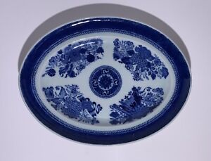 Antique Chinese Porcelain Blue Fitzhugh 11 1 2 Platter Plate 18th 19th Century