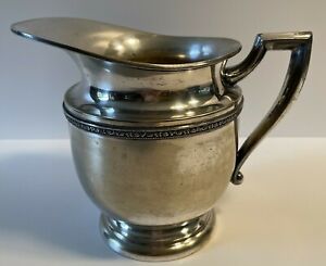 Vintage Sheffield Silver Co Silver Plated Reed And Barton Water Tea Pitcher