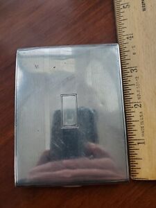 R Blackinton Co Sterling Silver Cigarette Box Business Card Case Fit King Size