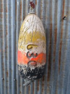 Authentic Small Dungeness Crab Lobster Pot Buoy Tiki Hut Float Bouy Bar Cb689 