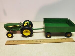 Toy Ertl John Deere Tractor And Flair Wagon 4