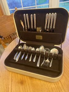 Vintage Madeira Towle Sterling Silver Flatware For 8 Set 56 Pieces With Chest