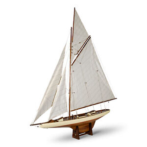 Columbia 1901 America S Cup J Class Yacht Model 45 Wooden Sailboat Built Boat