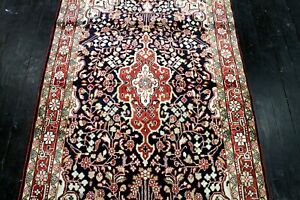 4x6 Masterpiece Rare Mint 300 Kpsi Hand Knotted Vegetable Dye Afsharr Wool Rug