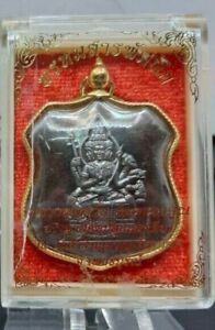 Brahma God Phra Prom Medal Pendant Lp Wan Talisman Deity Thai Buddha Amulet