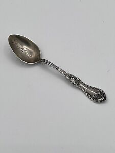 Sterling Silver Souvenir Spoon Buffalo Reed Barton 5 