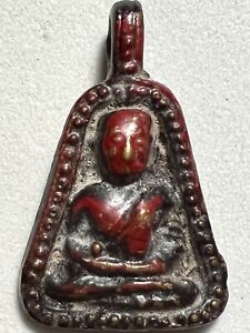 Phra Lp Ngern Rare Old Thai Buddha Amulet Pendant Magic Ancient Idol 22