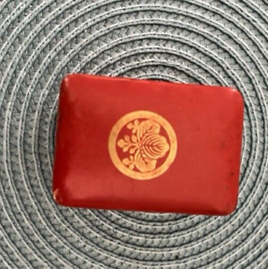 Japanese Red Lacquer Box