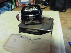 Safe Guard Check Writer Antique Vintage Model R Rare Collectors Item Cpa