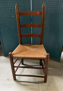 Sale Antique Shaker Chair Ladder Back Rush Seat Local Pick Up North Carolina