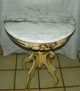 Mahogany Marble Top Lamp Table By Victorian Rp Prt124 