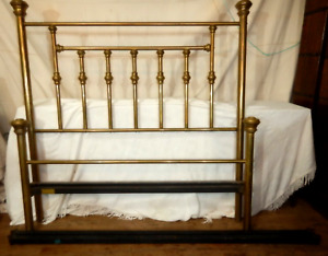 Queen Sized Brass Bed Frame W Rails By Brass Beds Of Virginia Victorian Patina