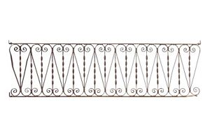 Turn Of The Century 8 5 Ft Wrought Iron Balcony Section