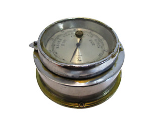 Vintage Lufft Marine Barometer Brass Made In Germany 987 