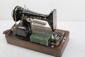 Antique 1926 Ab Singer Sewing Machine Model 99 60 Cycles 110 Volt