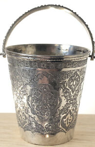 Persian Sterling Silver Cream Pail