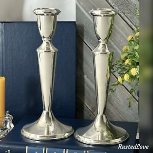 Reed Barton Sterling Silver Candle Holder 124 Silver Hollowware Candlesticks