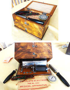 Antique C 1900 Dr Quack Home Medical Apparatus W Cherry Box
