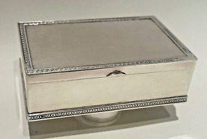 Antique Faberge Russian 84 Silver Box Assay Master Lebedkin Moscow C 1899