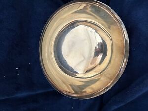 Silverplate Footed Bowl 9 Diameter