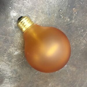5 Pcs 25w Amber Flame Painted Mazda Bulbs For 1920s Chandeliers And Sconces