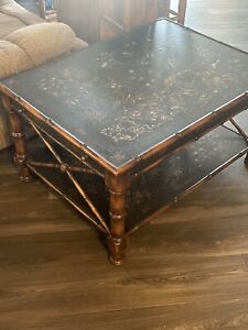 Faux Bamboo Vintage Coffee Table