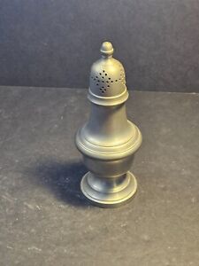 Pewter Shaker Not Salt 7 5 High English Removable Top Early 1920s 30s Great