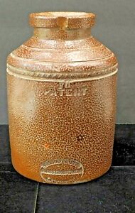 Antique English Stoneware Crock Jar By Stephen Green Lambeth Pottery Mid 1800 S