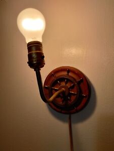 Vintage Mid Century Wall Sconce Lamp 8 8 