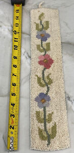 Vintage Antique Tapestry Needlepoint 15 X 3 Floral