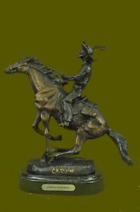 100 Bronze Vintage Reproduction Ranger By American Artist Horseback Cowboy