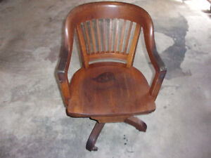Wooden Banker Chair